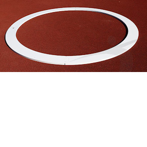 Anello di riduzione pedana da lancio disco a peso/martello, certificato IAAF.